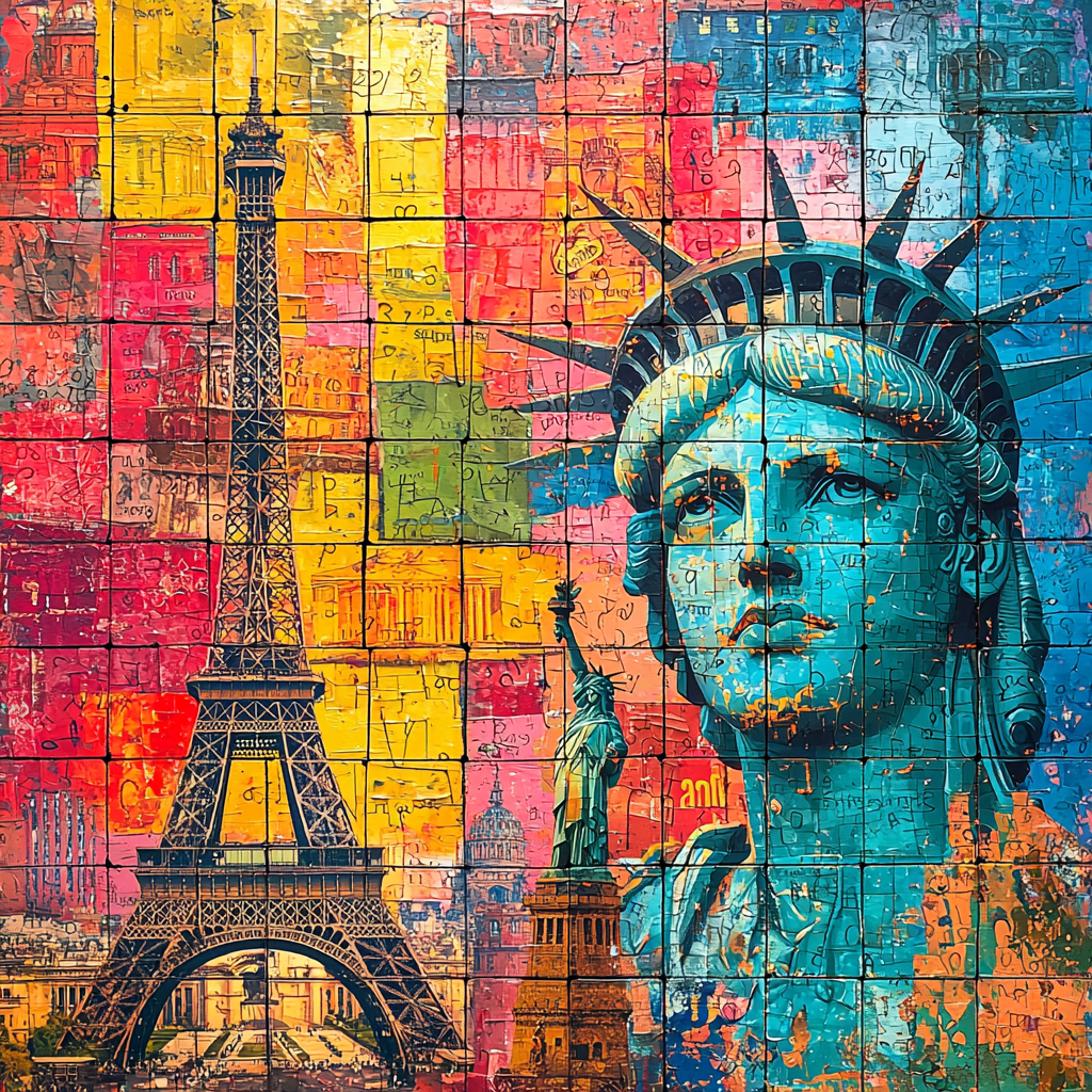 Tableau Décoratif Icônes du Monde
