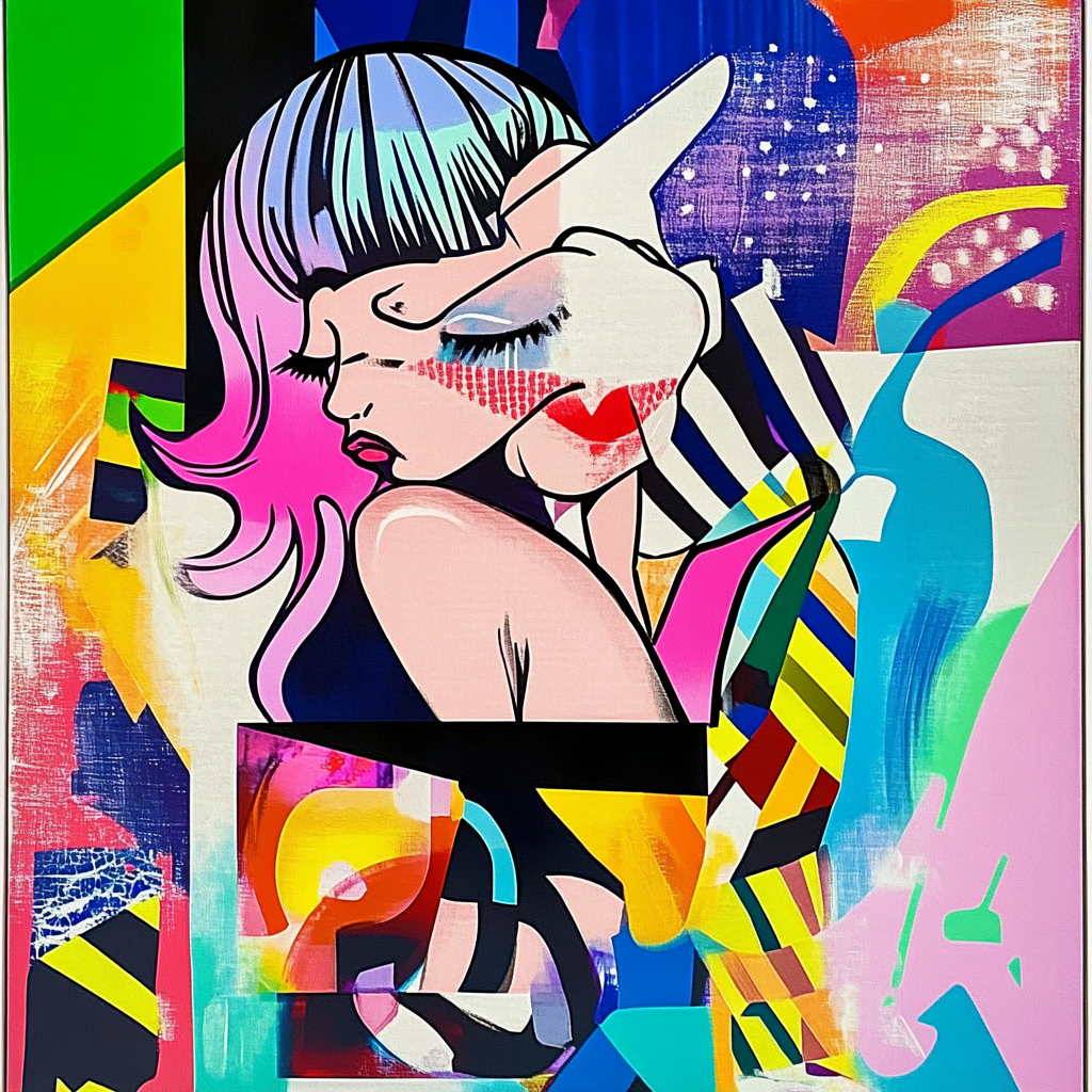 Tableau Décoratif Pop Art Éclatant - Artibar Tableaux de décoration Art abstrait