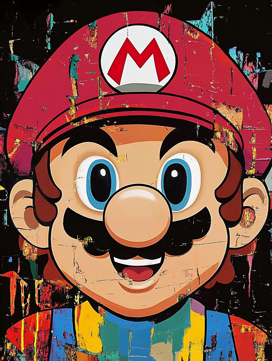 Tableau Décoratif Color Pop Gamer - Artibar Tableaux de décoration Art abstrait