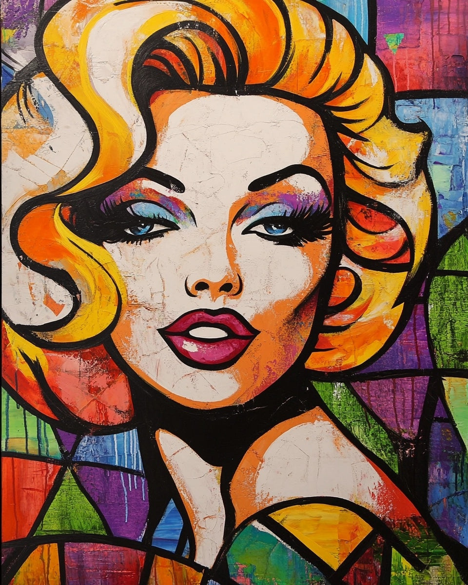 Tableau Décoratif Pop Art Élégant - Artibar Tableaux de décoration Art abstrait