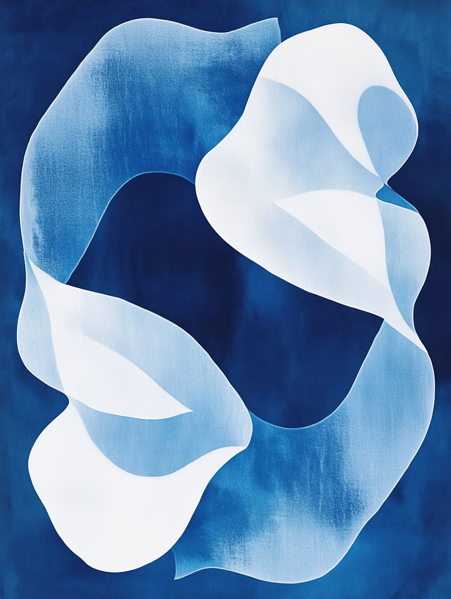 Tableau Décoratif Abstraction Marine - Artibar Tableaux de décoration Art abstrait