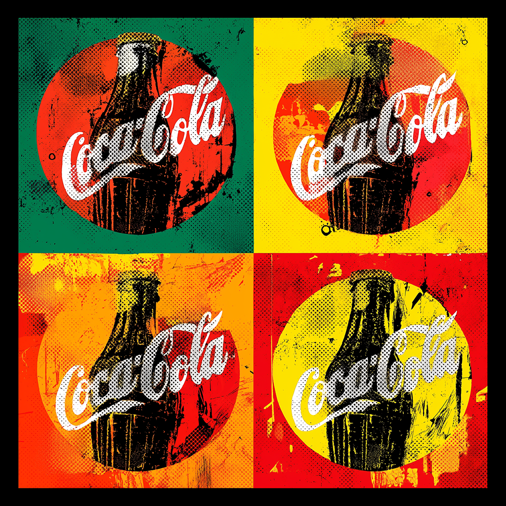 Tableau Décoratif Pop Cola Vibes - Artibar Tableaux de décoration Art abstrait