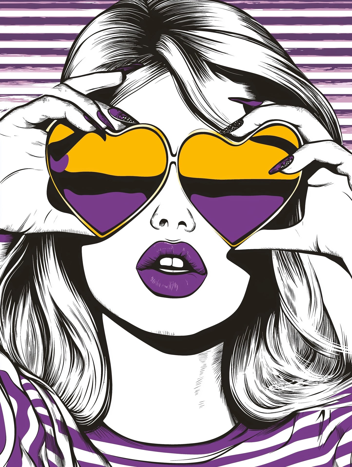 Tableau Décoratif Pop Art Chic - Artibar Tableaux de décoration Art abstrait