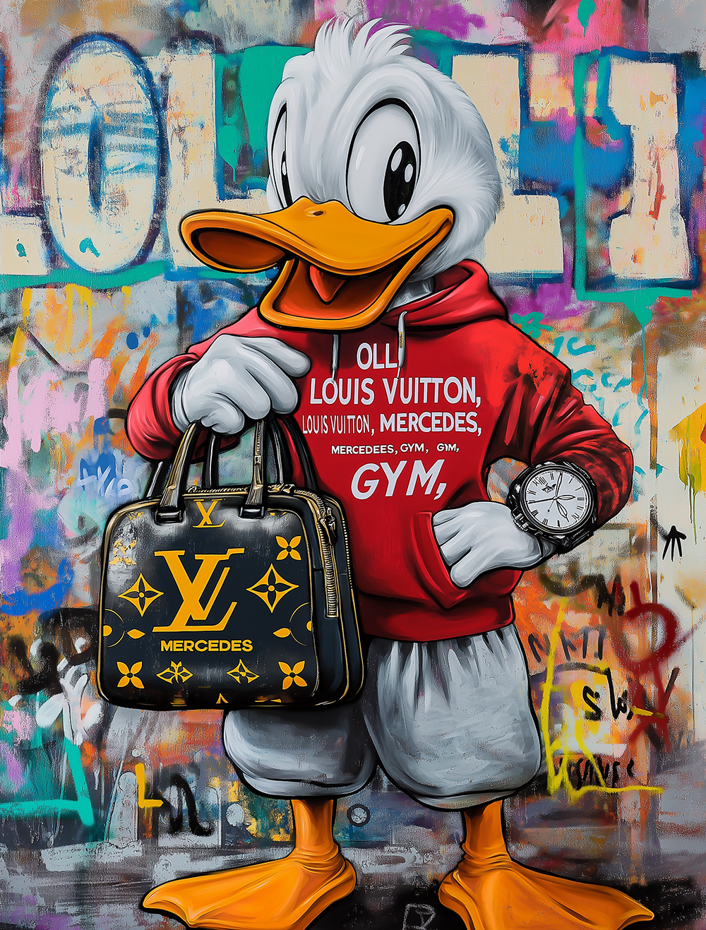 Tableau Décoratif Duck de Luxe - Artibar Tableaux de décoration Art abstrait