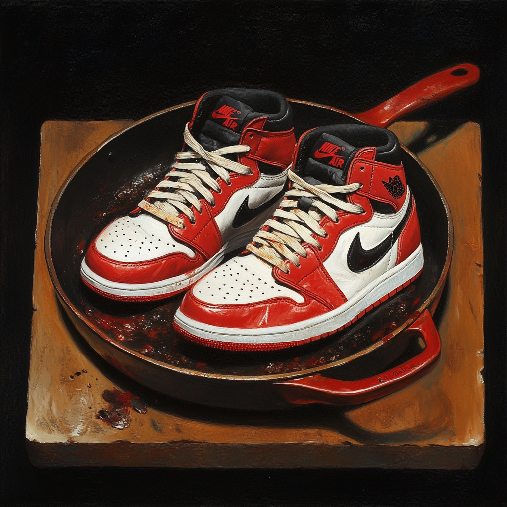Tableau Décoratif Sneakers Gourmandes - Artibar Tableaux de décoration Art abstrait