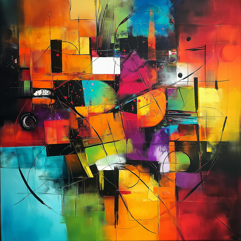 Tableau Décoratif Chromatik Pulse - Artibar Tableaux de décoration Art abstrait