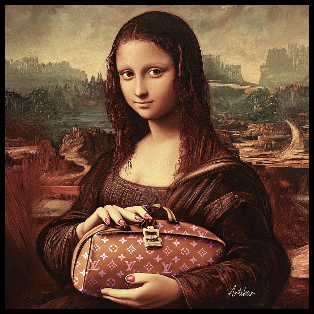 Tableau Décoratif Mona Lisa Remix - Artibar Tableaux de décoration Art abstrait