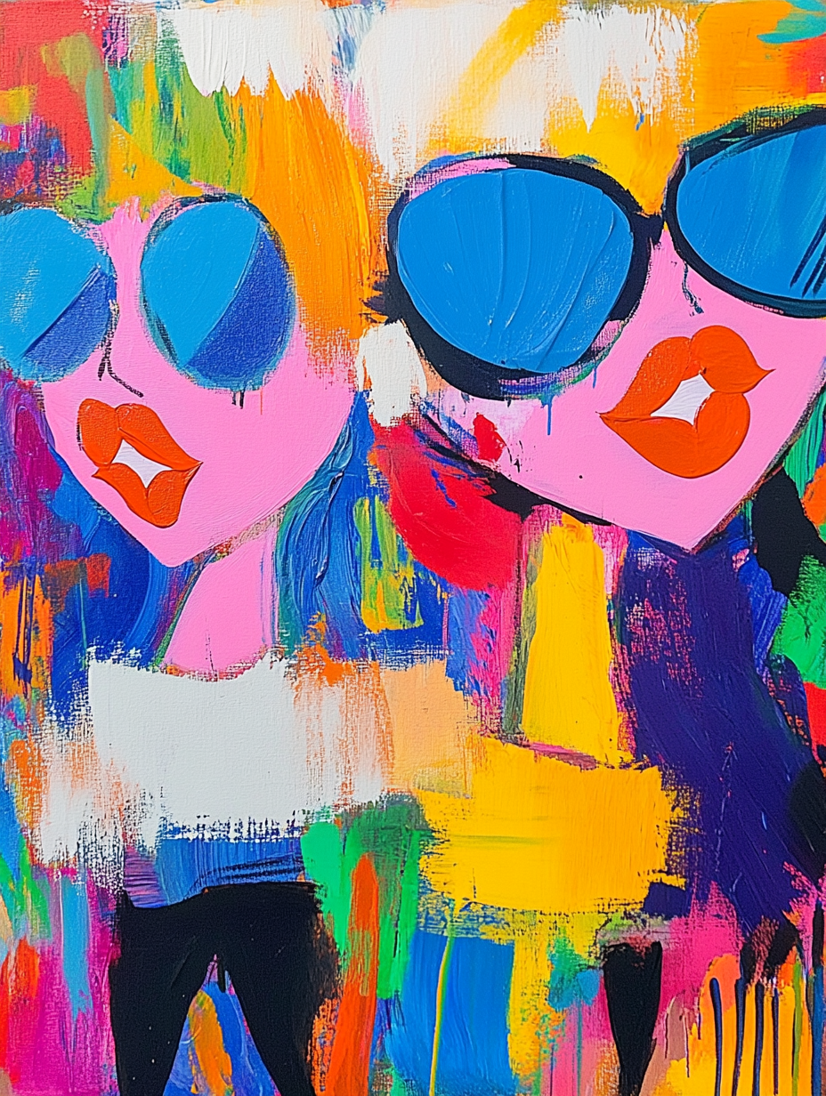 Tableau Décoratif Pop Art Expressif - Artibar Tableaux de décoration Art abstrait