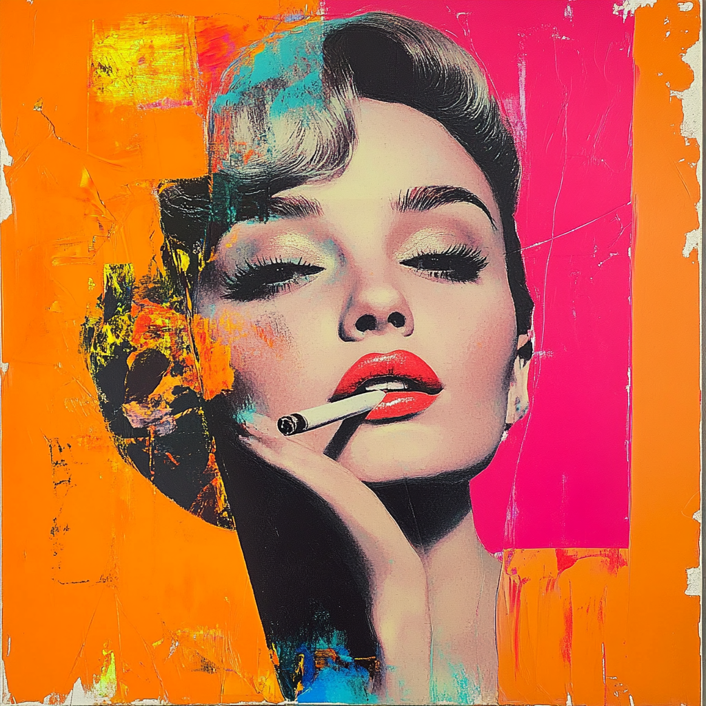 Tableau Décoratif Pop Art Glamour - Artibar Tableaux de décoration Art abstrait