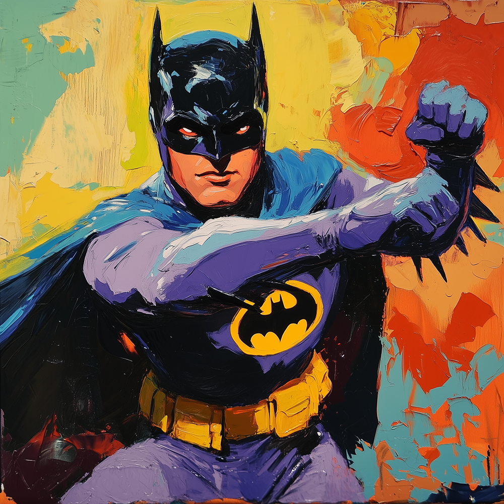 Tableau Décoratif Batman Pop Énergie - Artibar Tableaux de décoration Art abstrait