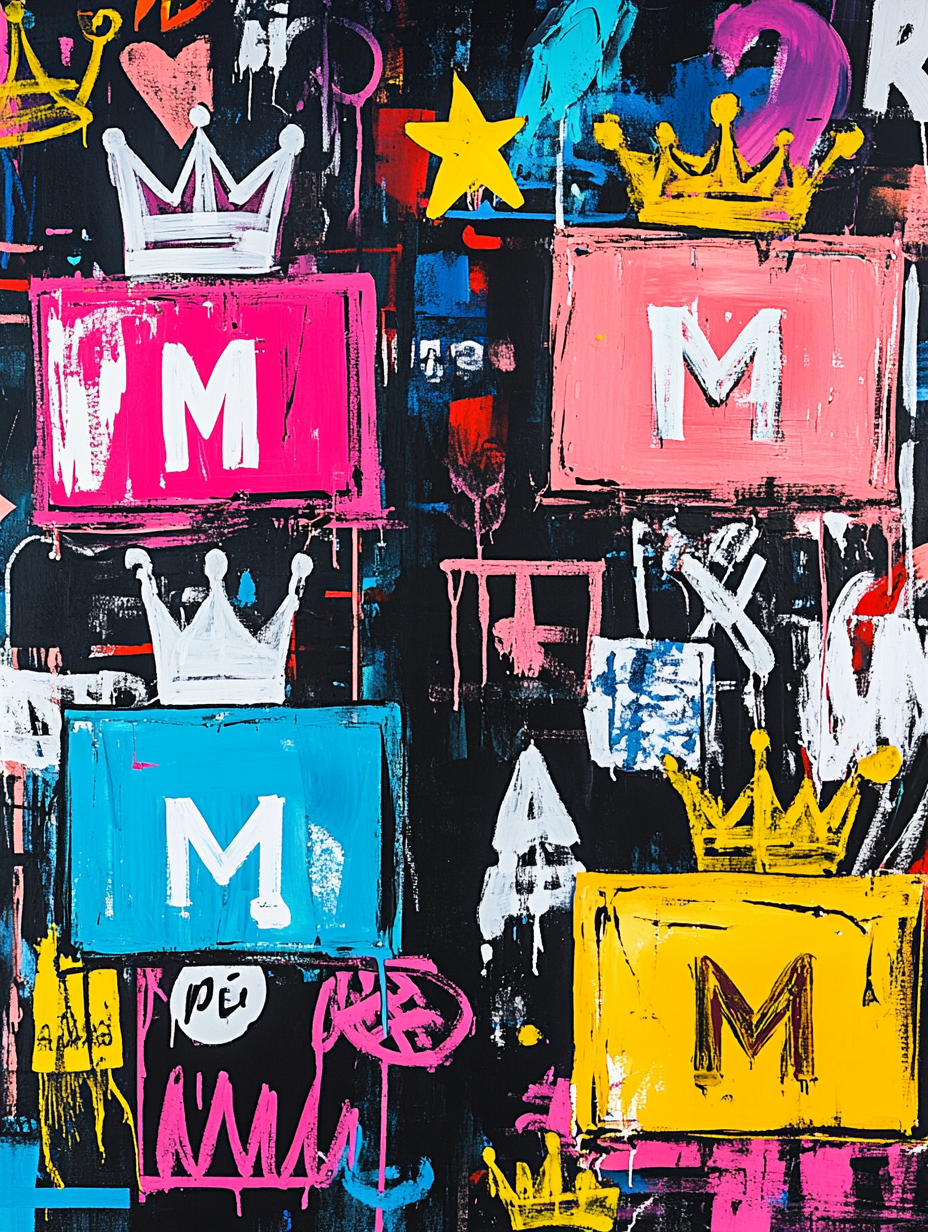 Tableau Décoratif Street Pop Royale - Artibar Tableaux de décoration Art abstrait
