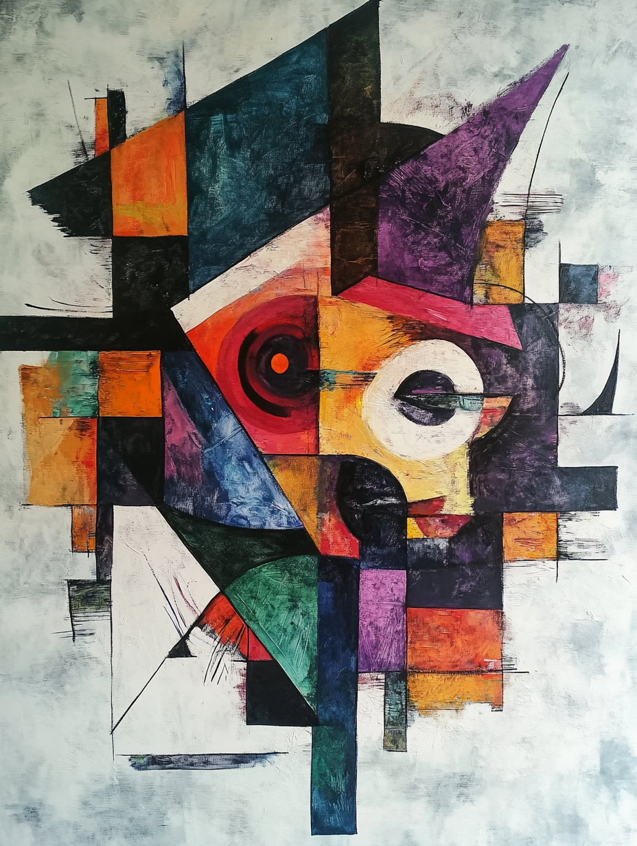 Tableau Décoratif Abstrait Éclatant - Artibar Tableaux de décoration Art abstrait
