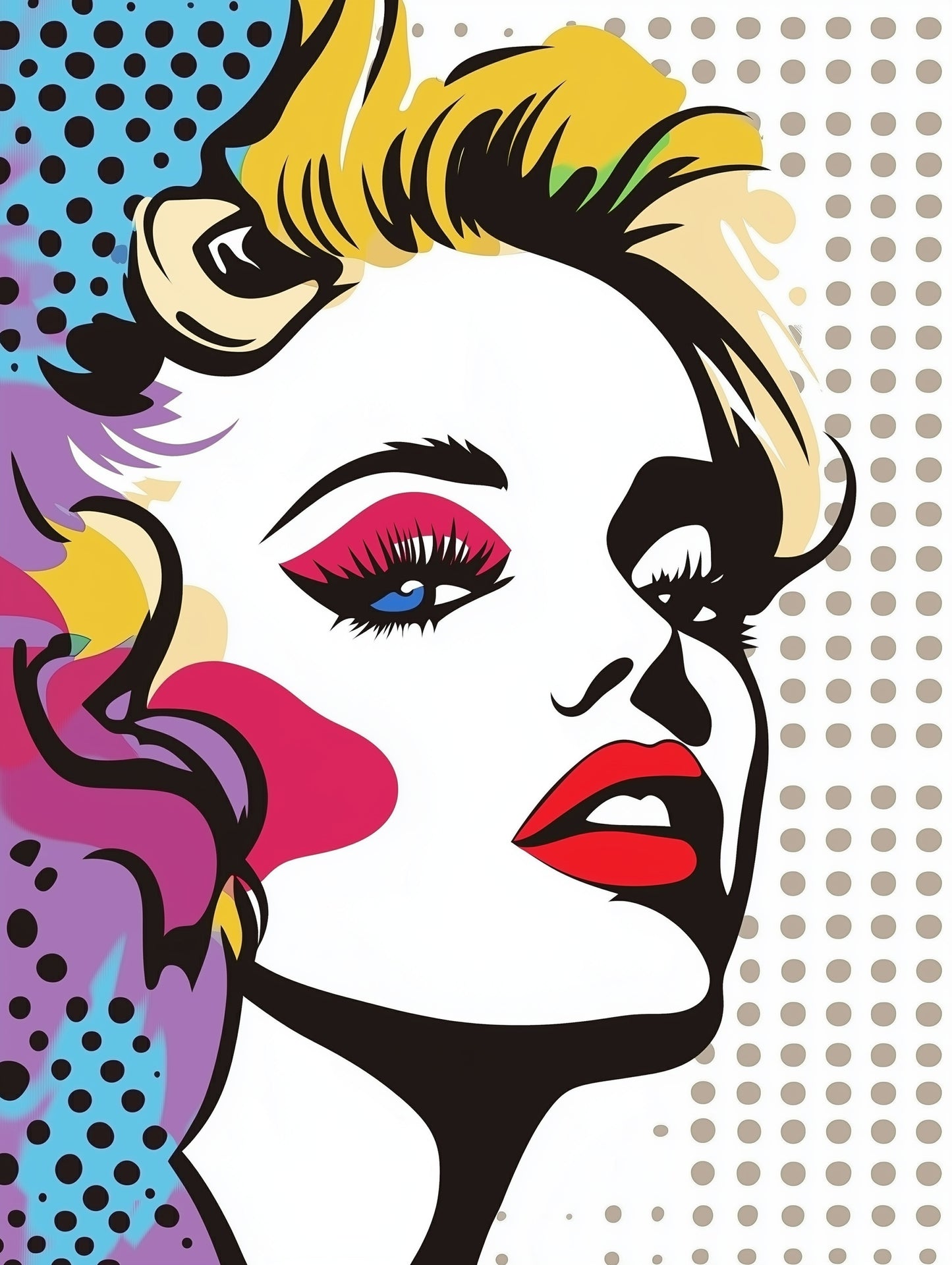 Tableau Décoratif Pop Art Intense - Artibar Tableaux de décoration Art abstrait