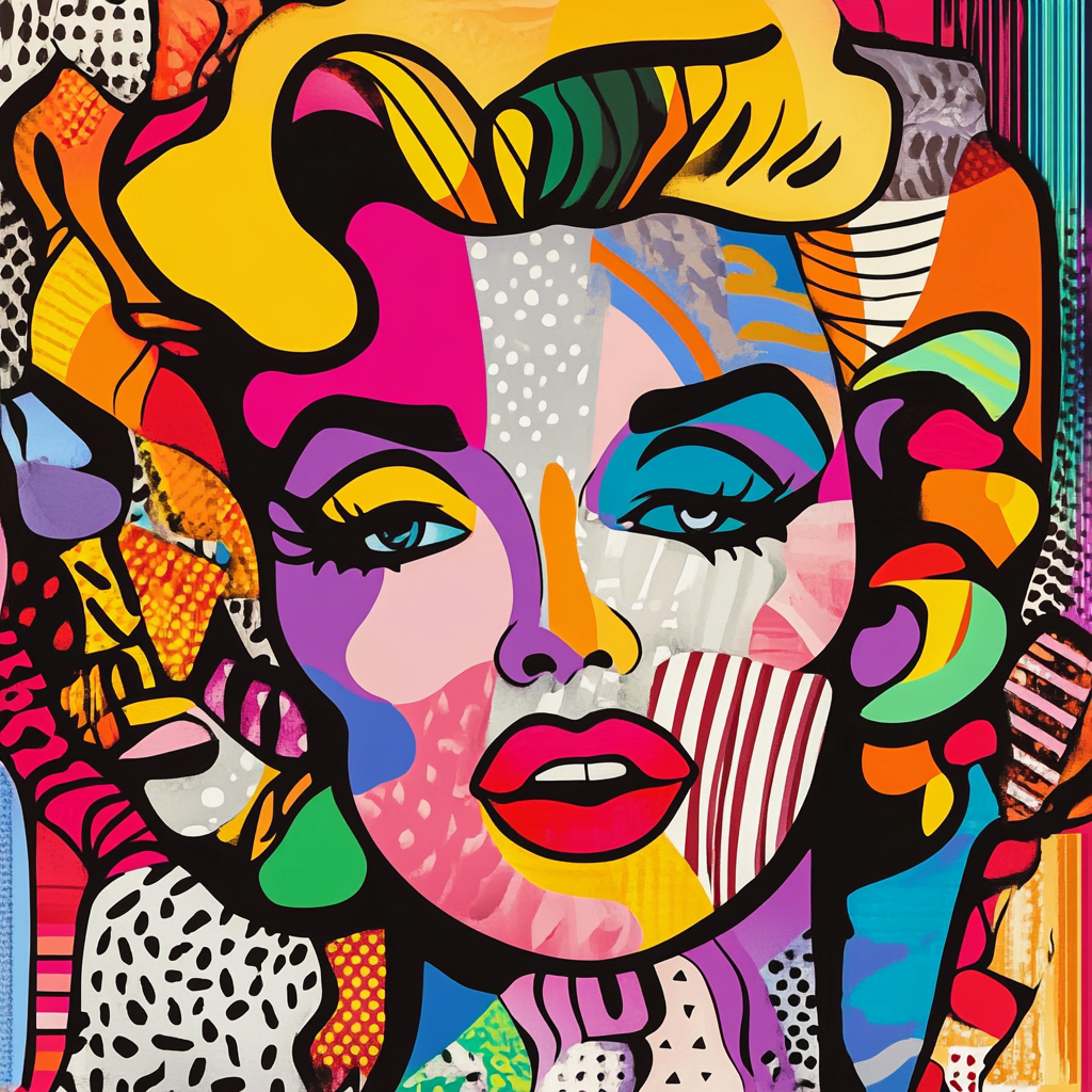 Tableau Décoratif Pop Art Vibrant - Artibar Tableaux de décoration Art abstrait