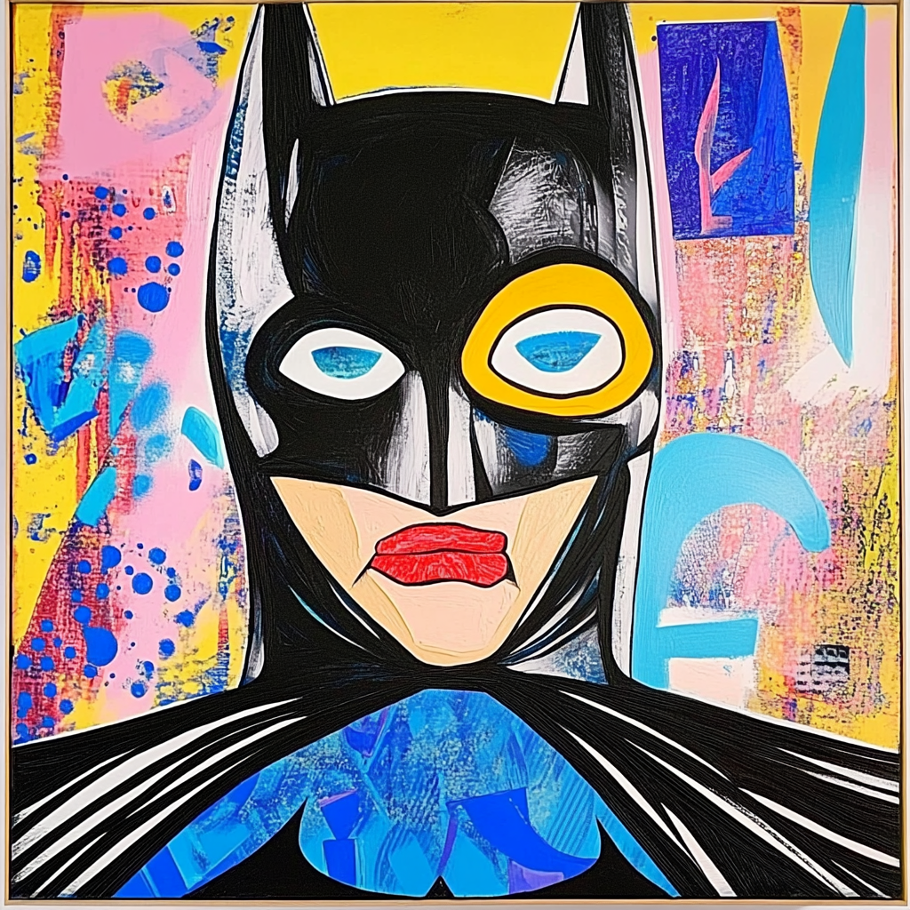 Tableau Décoratif Pop Art Masqué - Artibar Tableaux de décoration Art abstrait