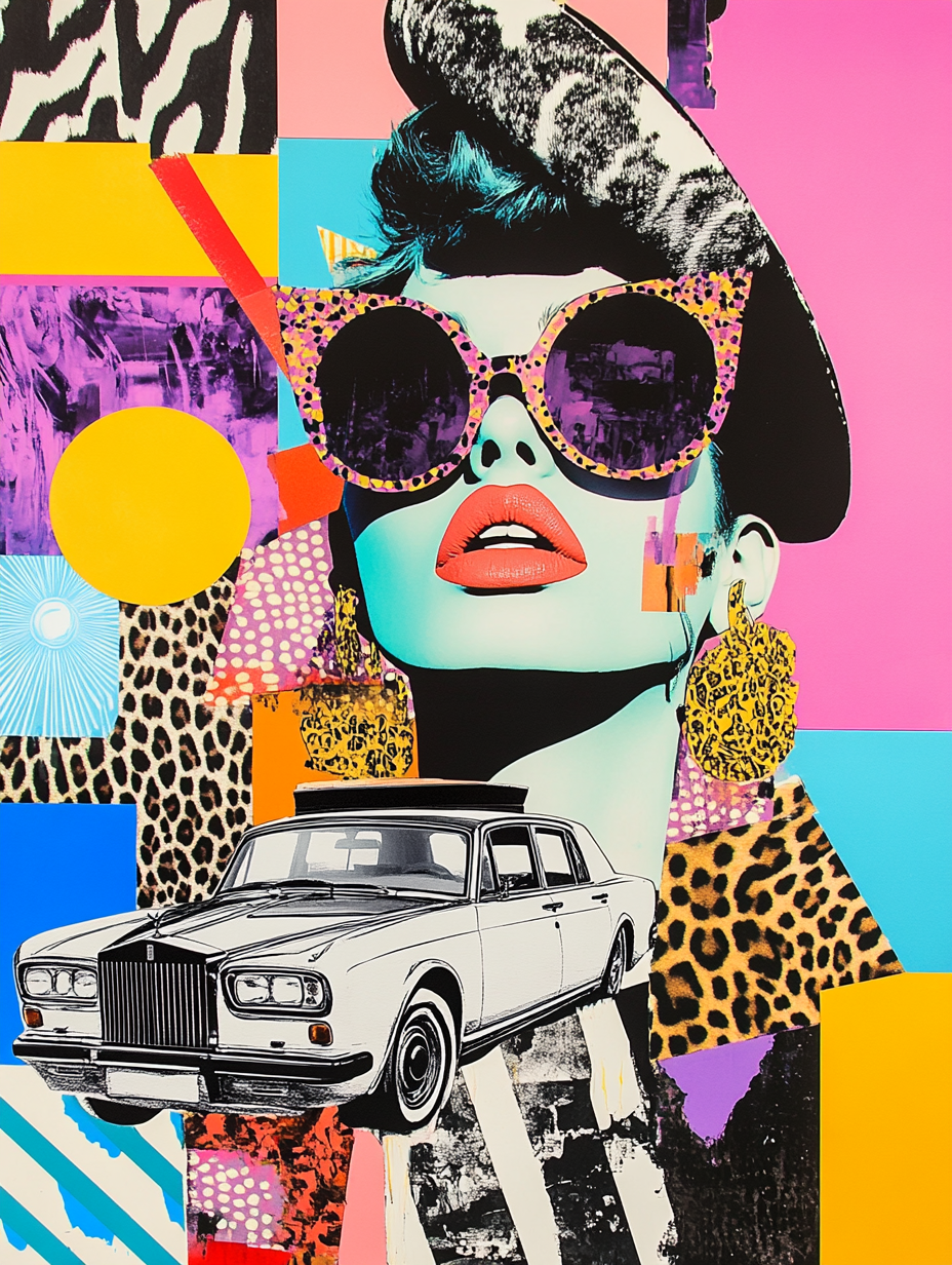 Tableau Décoratif Pop-Art Glamour Urbain - Artibar Tableaux de décoration Art abstrait