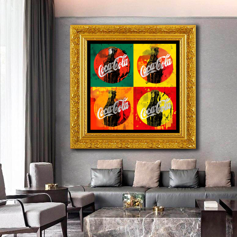 Tableau Décoratif Pop Cola Vibes - Artibar Tableaux de décoration Art abstrait
