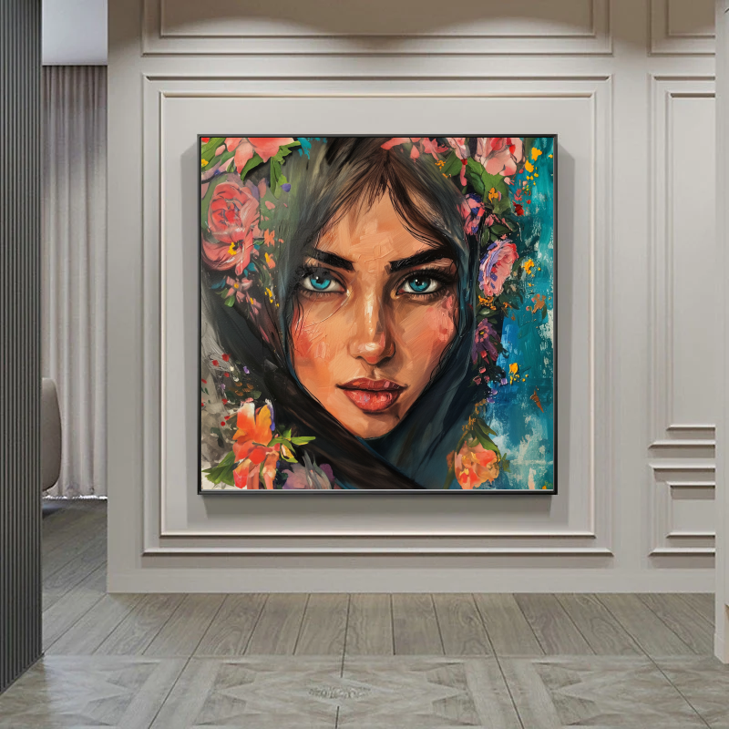 Tableau Décoratif Mystique Florale - Artibar Tableaux de décoration Art abstrait