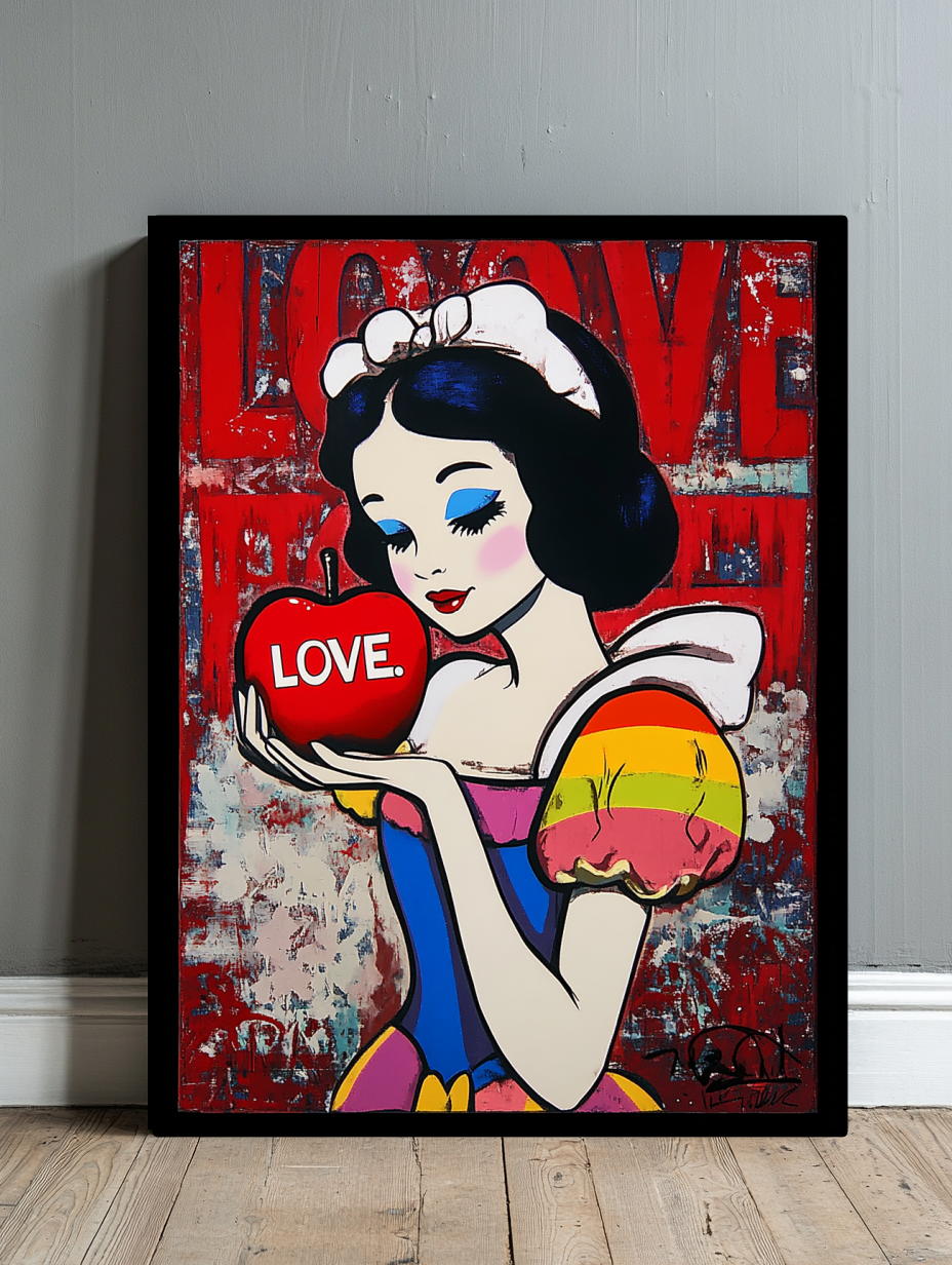 Tableau Décoratif Pop Art Love - Artibar Tableaux de décoration Art abstrait