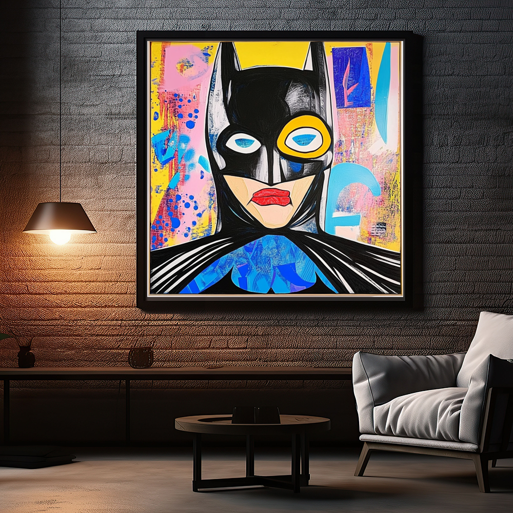 Tableau Décoratif Pop Art Masqué - Artibar Tableaux de décoration Art abstrait