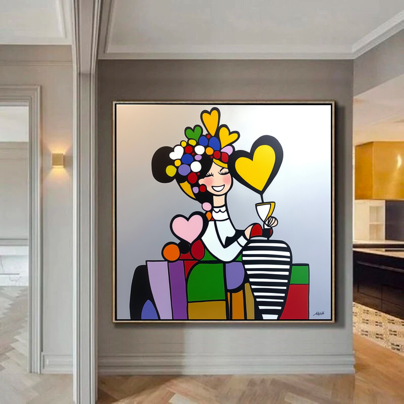 Tableau Décoratif Joie Chromatique - Artibar Tableaux de décoration Art abstrait