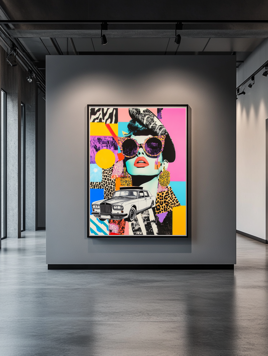Tableau Décoratif Pop-Art Glamour Urbain - Artibar Tableaux de décoration Art abstrait