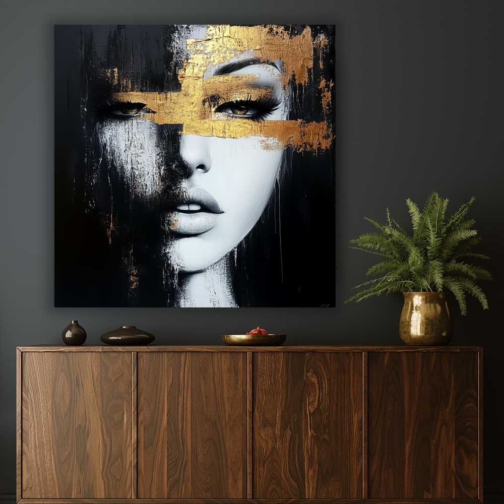 Tableau Décoratif Mystique Doré - Artibar Tableaux de décoration Art abstrait