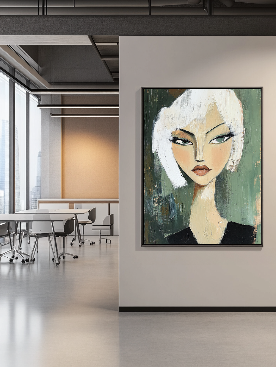 Tableau Décoratif Portrait Moderne - Artibar Tableaux de décoration Art abstrait