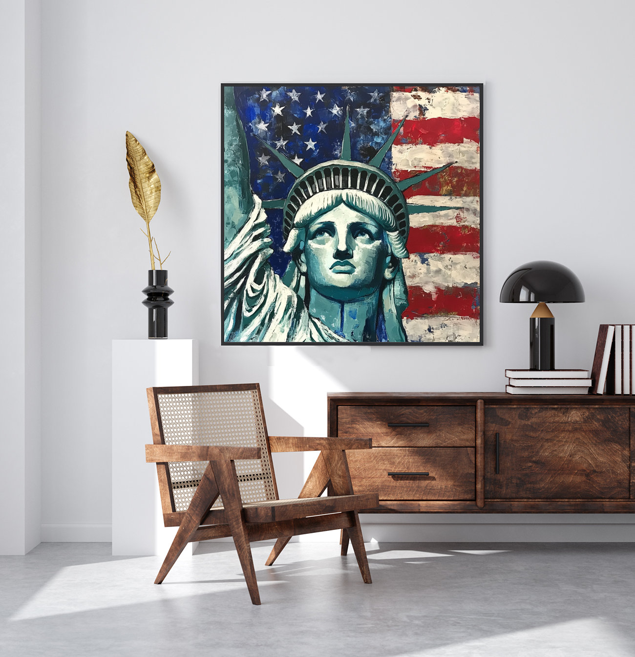 Tableau Décoratif Liberté et Patriotisme - Artibar Tableaux de décoration Art abstrait