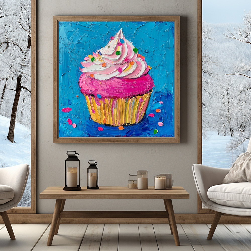 Tableau Décoratif Cupcake Gourmand - Artibar Tableaux de décoration Art abstrait