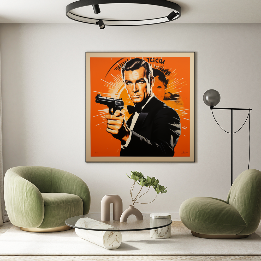 Tableau Décoratif Espionnage Élégant