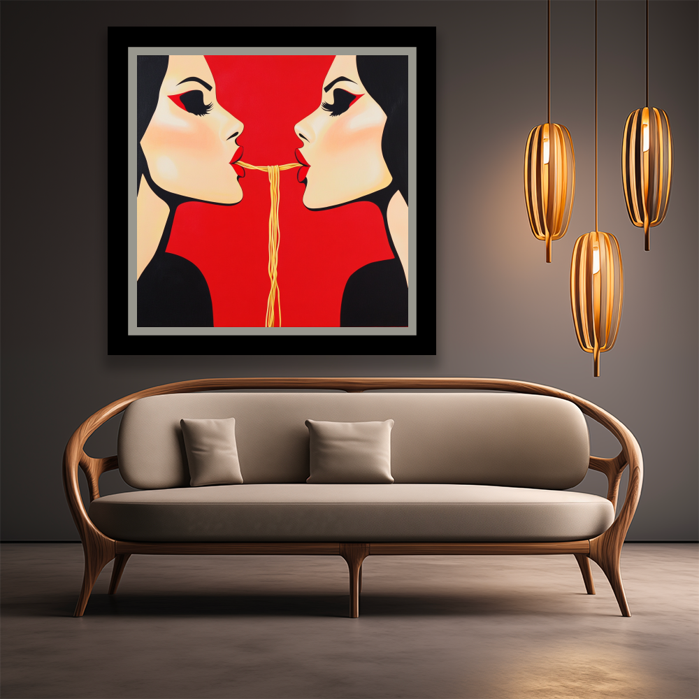 Tableau Décoratif Pop Art Passionnel - Artibar Tableaux de décoration Art abstrait