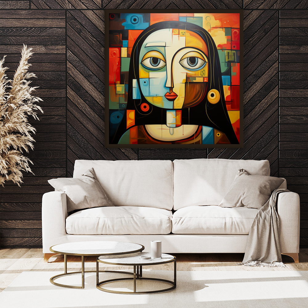 Tableau Décoratif Cubiste Expressif - Artibar Tableaux de décoration Art abstrait
