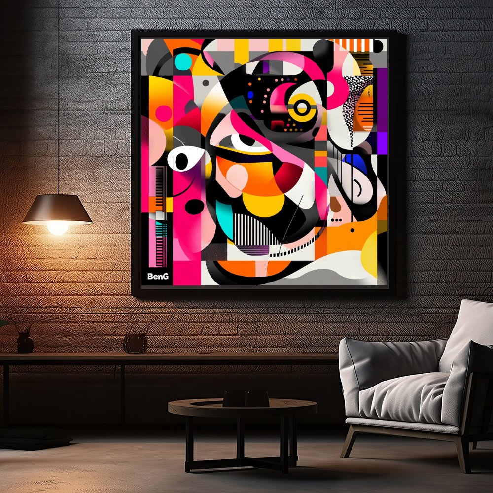 Tableau Décoratif Abstraction Énergétique - Artibar Tableaux de décoration Art abstrait