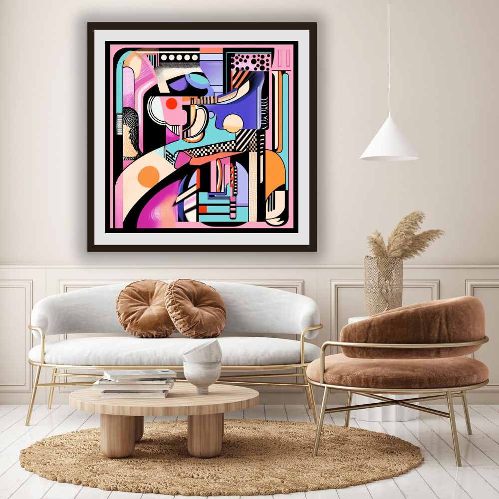 Tableau Décoratif Abstrait et Géométrique - Artibar Tableaux de décoration Art abstrait