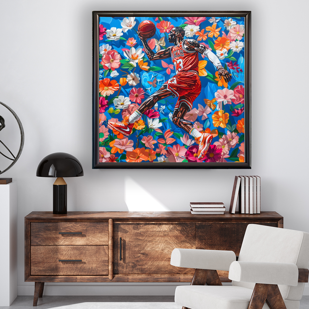 Tableau Décoratif Dynamisme Floral - Artibar Tableaux de décoration Art abstrait