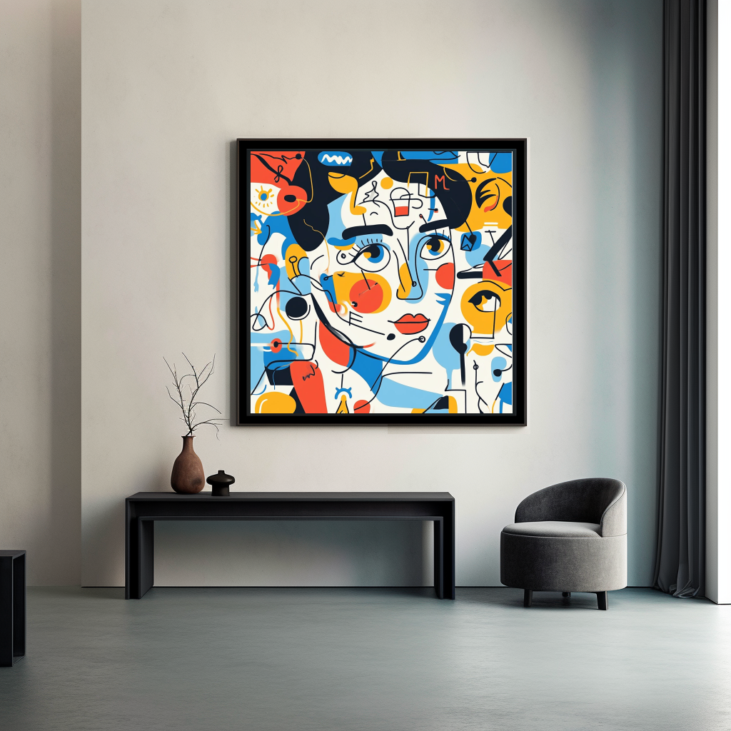 Tableau Décoratif Abstrait et Coloré - Artibar Tableaux de décoration Art abstrait