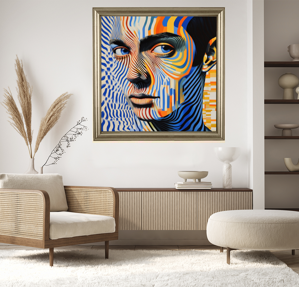 Tableau Décoratif Hypnotique en Couleurs - Artibar Tableaux de décoration Art abstrait