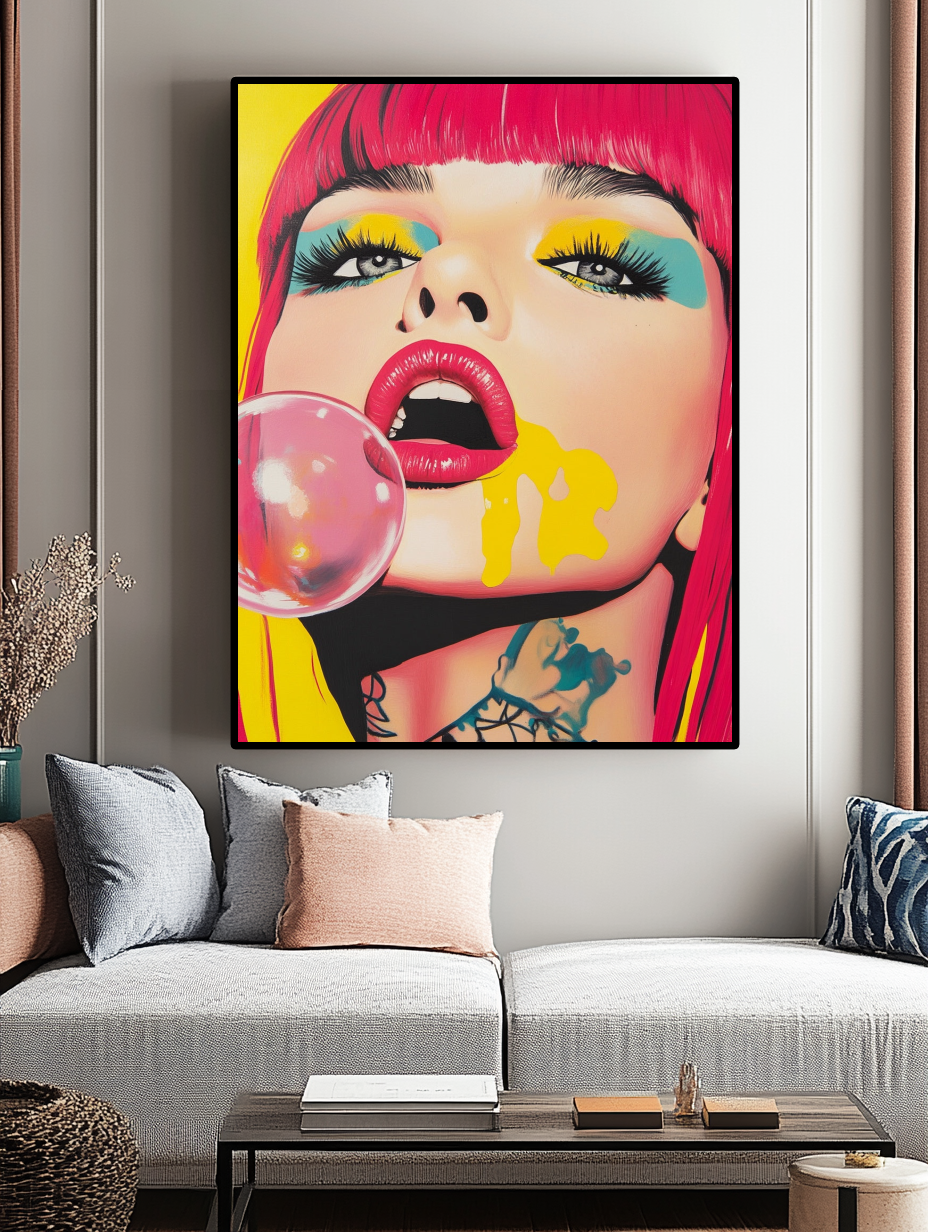 Tableau Décoratif Pop Art Éclatant - Artibar Tableaux de décoration Art abstrait