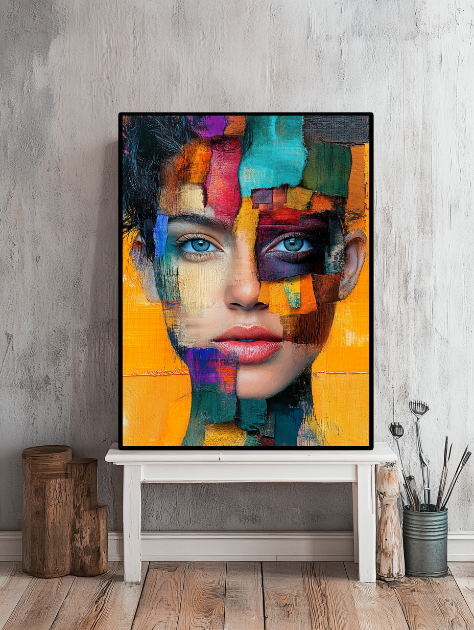 Tableau Décoratif Fusion Abstraite - Artibar Tableaux de décoration Art abstrait