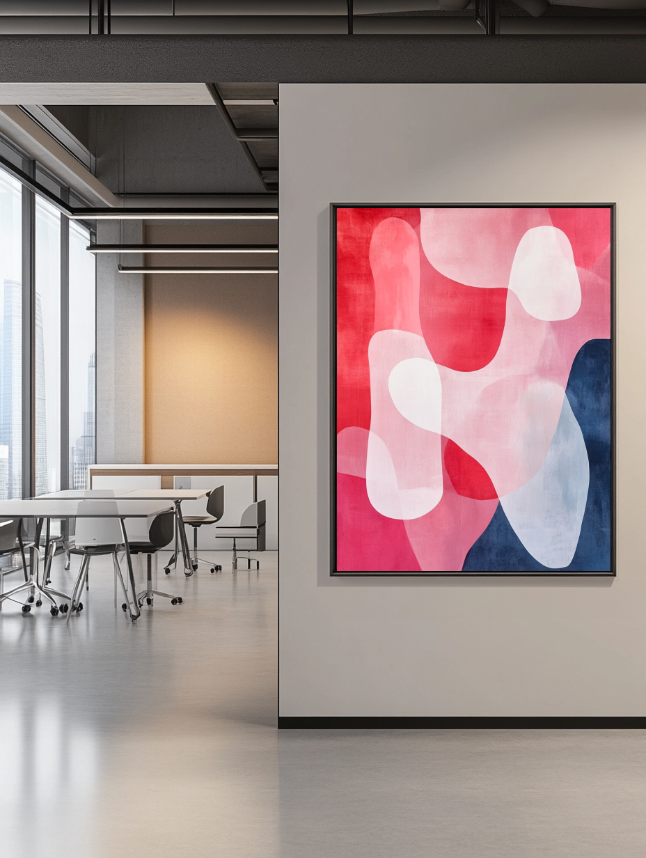 Tableau Décoratif Abstraction Vibrante - Artibar Tableaux de décoration Art abstrait