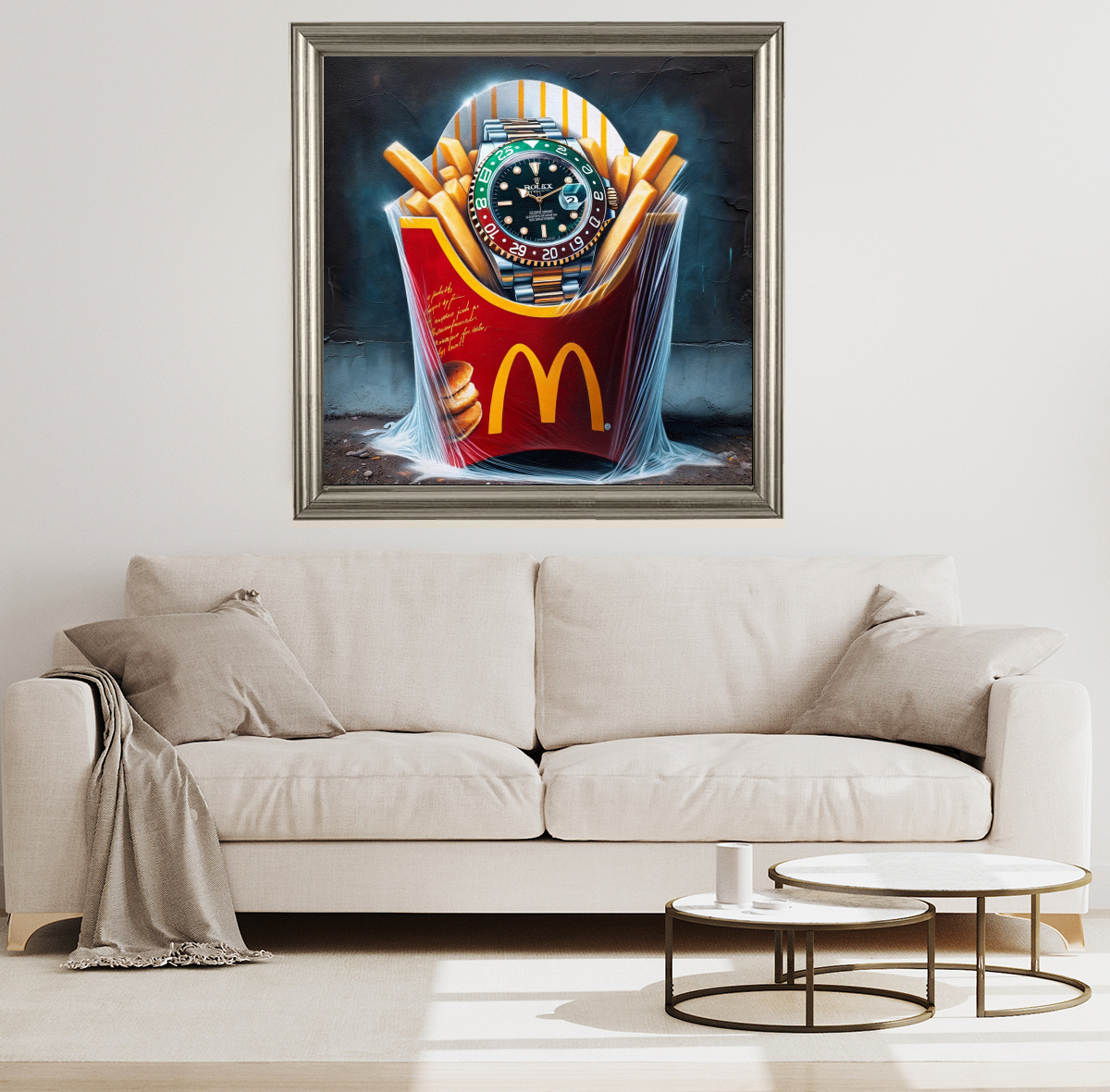 Tableau Décoratif Fusion Pop et Luxe - Artibar Tableaux de décoration Art abstrait