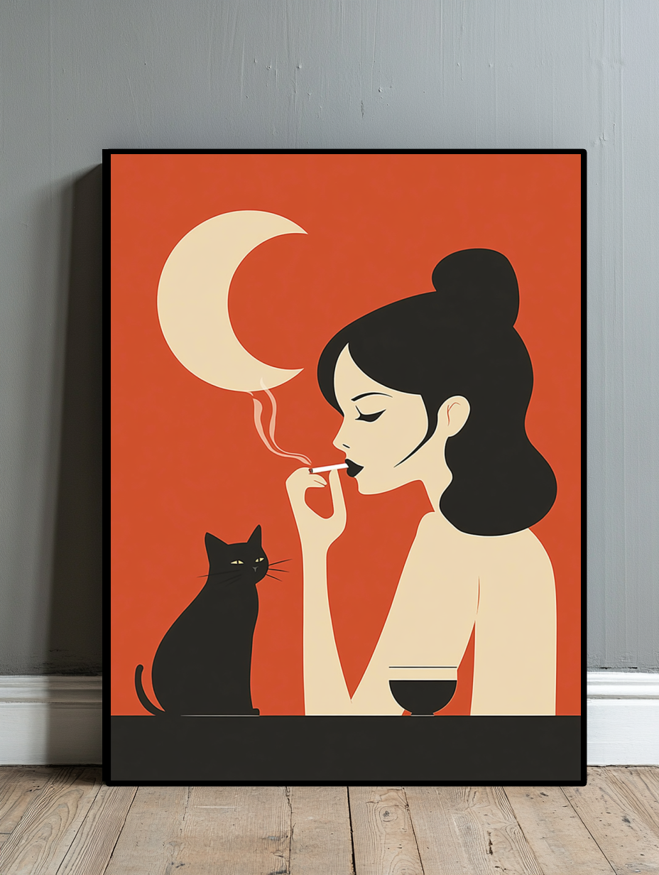 Tableau Décoratif Élégance Nocturne