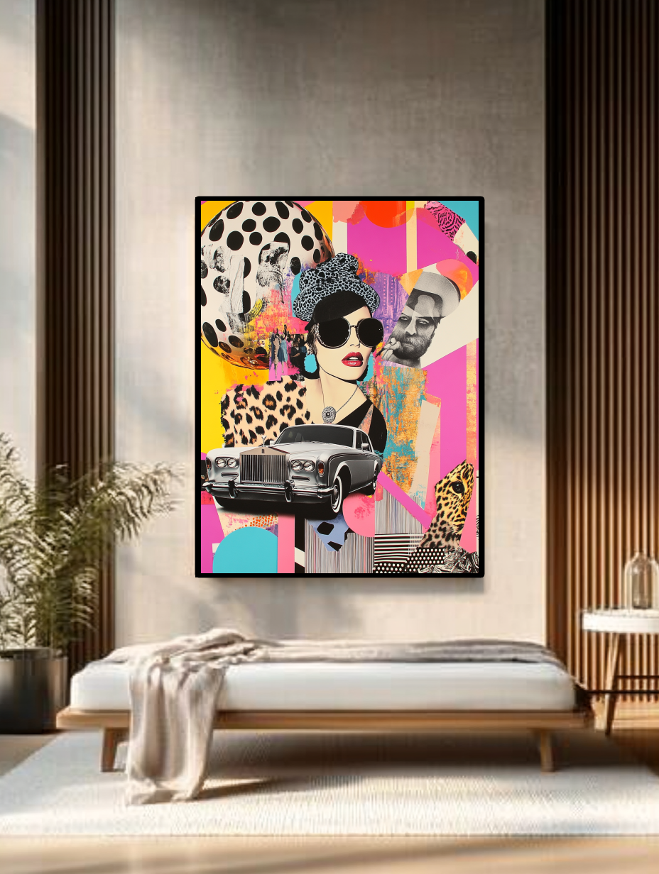 Tableau Décoratif Pop Art Glamour - Artibar Tableaux de décoration Art abstrait