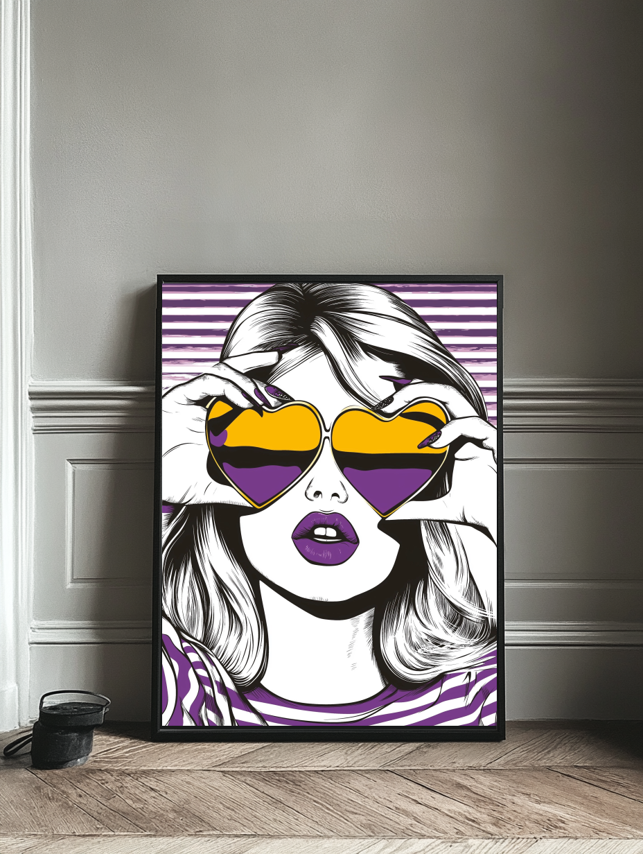 Tableau Décoratif Pop Art Chic - Artibar Tableaux de décoration Art abstrait