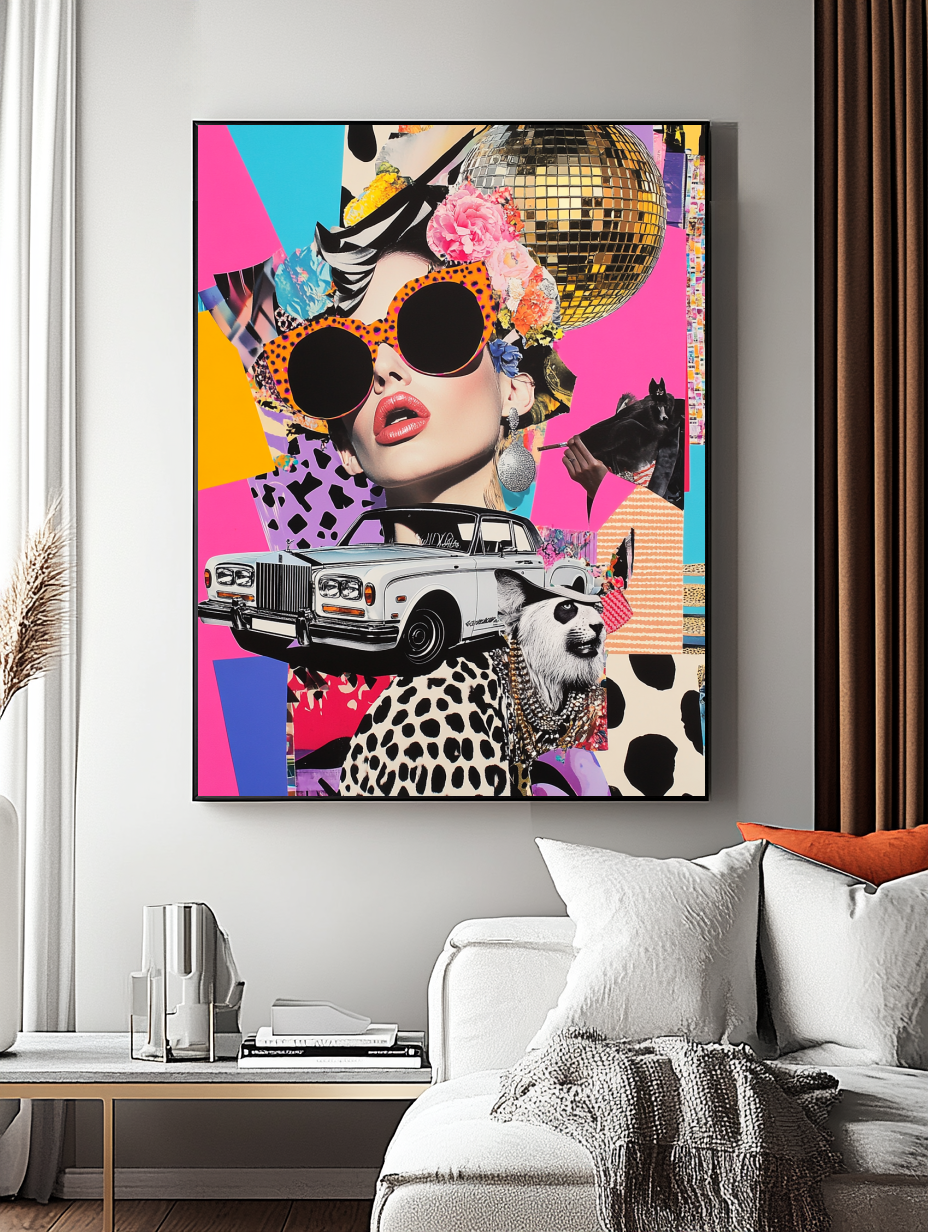 Tableau Décoratif Pop Art Éclatant - Artibar Tableaux de décoration Art abstrait