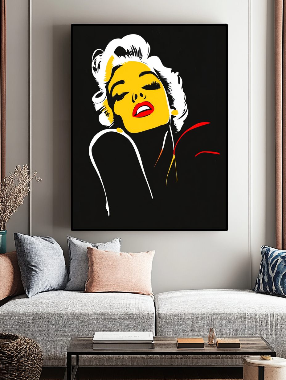 Tableau Décoratif Pop Glam Attitude - Artibar Tableaux de décoration Art abstrait