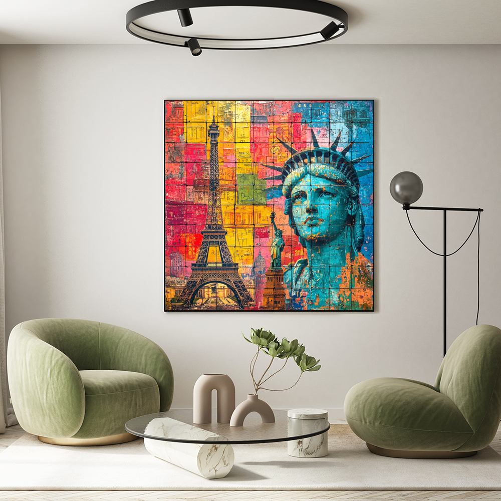 Tableau Décoratif Icônes du Monde