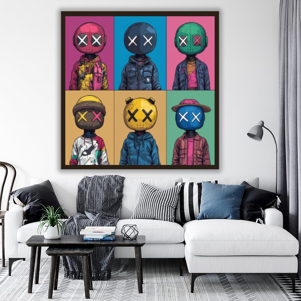Tableau Décoratif Pop Art Futuriste - Artibar Tableaux de décoration Art abstrait