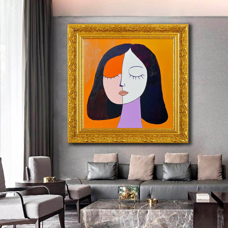Tableau Décoratif Dualité Émotionnelle - Artibar Tableaux de décoration Art abstrait